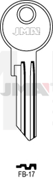JMA FB-17 Cilindričan ključ (Silca FB19RX / Errebi F26RL)