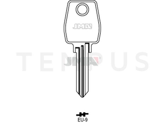 EU-9 Cilindričan ključ (Silca EU12 / Errebi EL13)