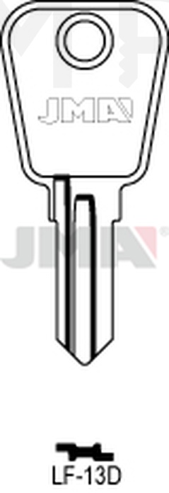 JMA LF-13D Cilindričan ključ (Silca LF20R / Errebi LF47R)