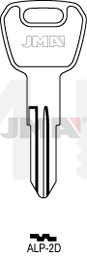 JMA ALP-2D Cilindričan ključ (Silca ALP9R / Errebi AH8R)
