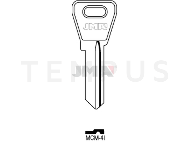 MCM-4I Cilindričan ključ (Silca MC2R / Errebi MD5D) 13447