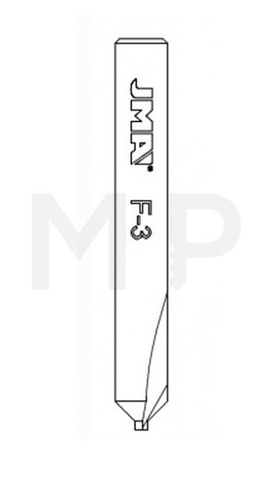 JMA FRESA F3 - freza za auto ključeve 1,5x45x6