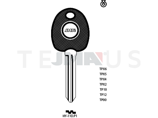 TP00HY-11D.P1 (Silca HYN14RTE / Errebi T00KIA4RP) 13868