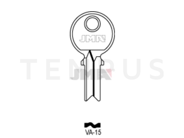 VA-15 Cilindričan ključ (Silca VAC41 / Errebi VA570, VC15) 20298