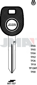 JMA TP00MIT-18.P (Silca EK3P-MIT16 / Errebi T00MIT15P)