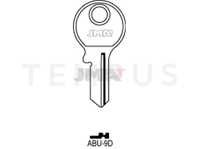 ABU-9D Cilindričan ključ (Silca CS26 / Errebi AU23) 12503