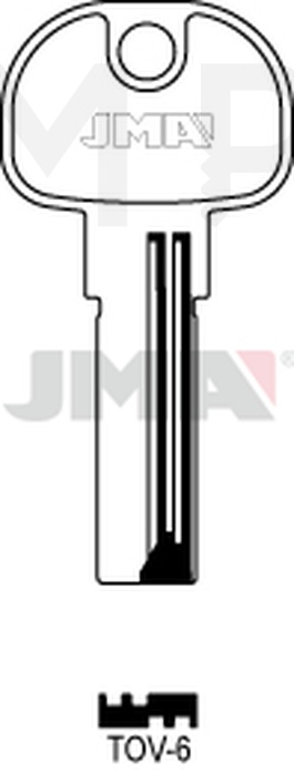 JMA TOV-6 Specijalan ključ (Silca TV1 / Errebi TOV5)