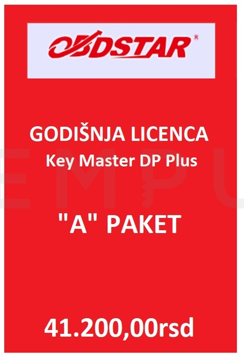 OBDSTAR godišnja licenca za A paket