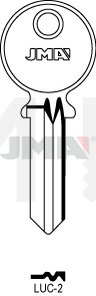 JMA LUC-2 Cilindričan ključ (Silca LU3R / Errebi LK3R)