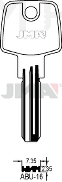 JMA ABU-16 Specijalan ključ (Silca AB40 / Errebi AU50)