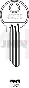 JMA FB-24 Cilindričan ključ (Silca FB11R / Errebi F37R)