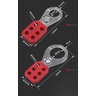 LOCKOUT Tagout UŠKA (makaze) 25mm Čelična - LCK STEEL 25mm 17888