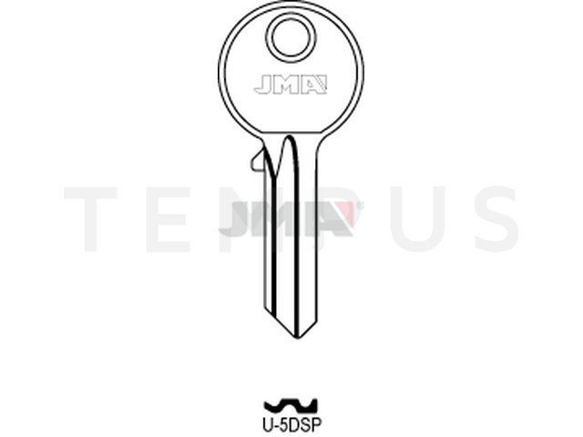 U-5DSP Cilindričan ključ (Errebi U5DF) 14195