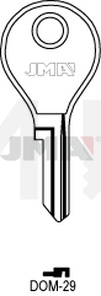 JMA DOM-29 Cilindričan ključ (Silca DM39R / Errebi DM20)