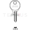 DOM-36 Cilindričan ključ (Silca DM10R / Errebi DM14R) 12878