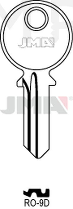 JMA RO-9D Cilindričan ključ (Silca RO7 / Errebi R4D)