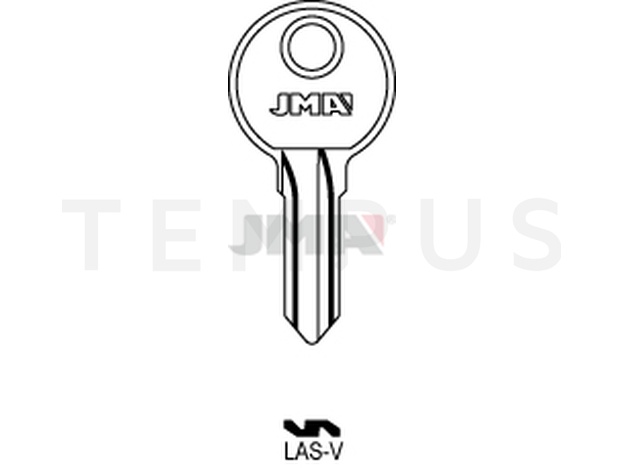 LAS-V Cilindričan ključ (Silca LS1R / Errebi LAS3R) 14896
