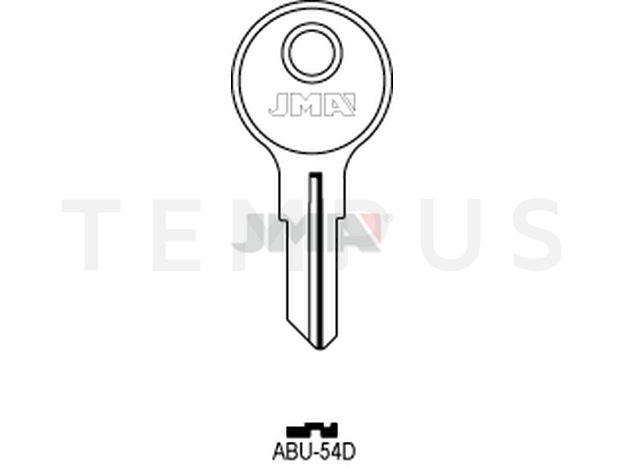 ABU-54D Cilindričan ključ (Silca AB35 / Errebi AU81) 12487