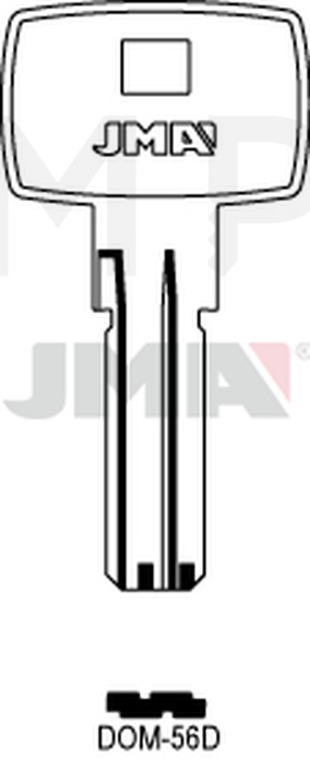 JMA DOM-56D Specijalan ključ (Silca DM49 / Errebi DM39L)