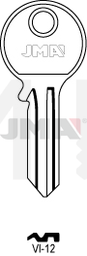 JMA VI-12 Cilindričan ključ (Silca VI1R / Errebi VS4R)