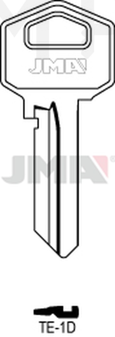 JMA TE-1D Cilindričan ključ (Silca TE1R / Errebi TS6)