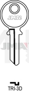 JMA TRI-3D Cilindričan ključ (Silca TL9 / Errebi TR9R)