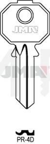 JMA PR-4D Cilindričan ključ (Silca PF212 / Errebi P4D)