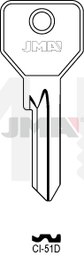 JMA CI-51D Cilindričan ključ (Silca CS119 / Errebi C5DE)