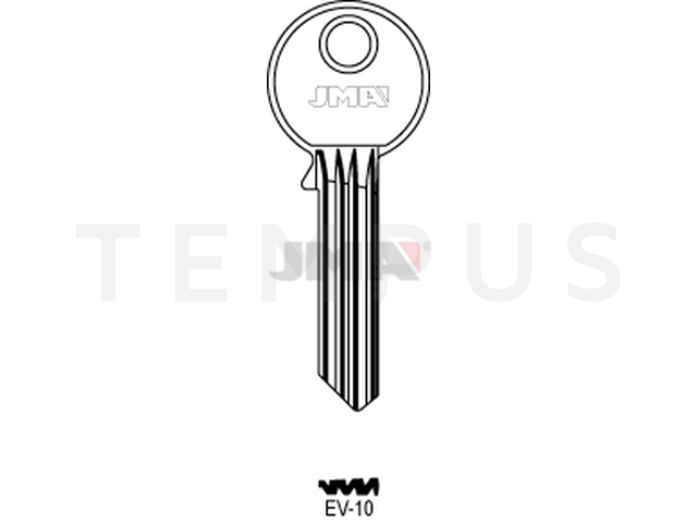 EV-10 Cilindričan ključ (Errebi EV22R) 12945
