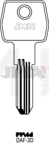 JMA DAF-3D Specijalan ključ (Silca DF4R / Errebi DF3)
