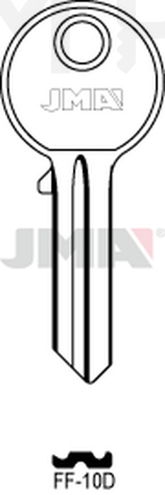JMA FF-10D Cilindričan ključ (Silca FF8 / Errebi FF5D)