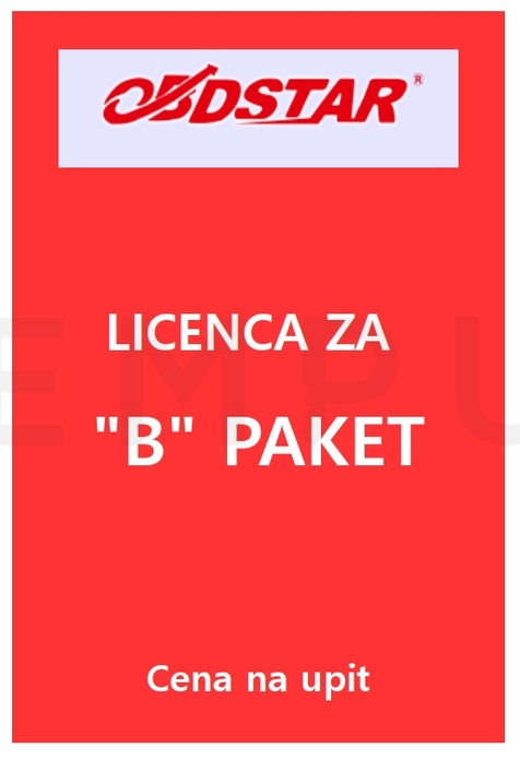 OBDSTAR godišnja licenca za B paket