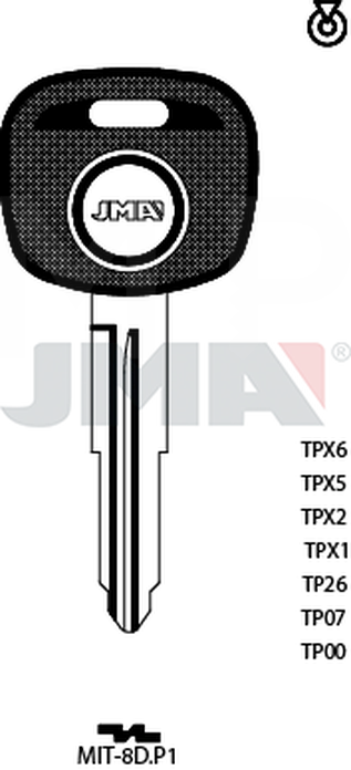 JMA TP00MIT-8D.P1 (Silca MIT11RTE / Errebi T00MIT8RP)