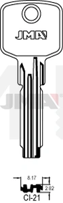 JMA CI-21 Specijalan ključ (Silca CS144 / Errebi C24)