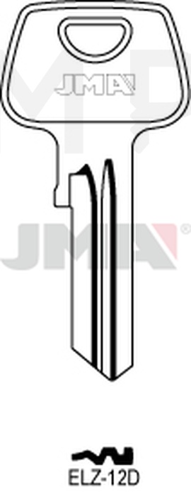 JMA ELZ-12D Cilindričan ključ (Errebi EZ13)