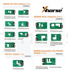 XHORSE MQB SOLDER FREE AD - XDNPM3GL SET ADAPTERA 13 KOMADA