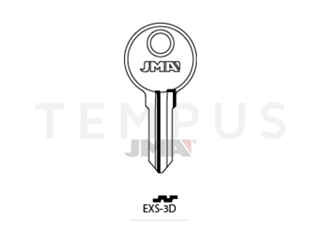 EXS-3D Cilindričan ključ 20127