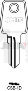 JMA CSB-1D Cilindričan ključ (Silca CAX1R / Errebi CSB1R)