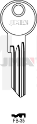 JMA FB-35 Cilindričan ključ (Silca FB22RX / Errebi F42RL)