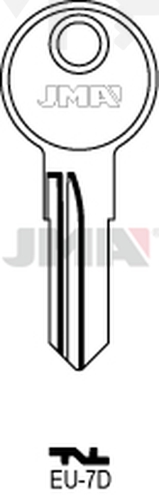 JMA EU-7D Cilindričan ključ (Silca EU10R / Errebi EL5R)