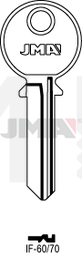 JMA IF-60-70 Cilindričan ključ (Silca IF7 / Errebi IF6)