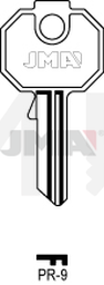 JMA PR-9 Cilindričan ključ (Silca PF1 / Errebi P7R)