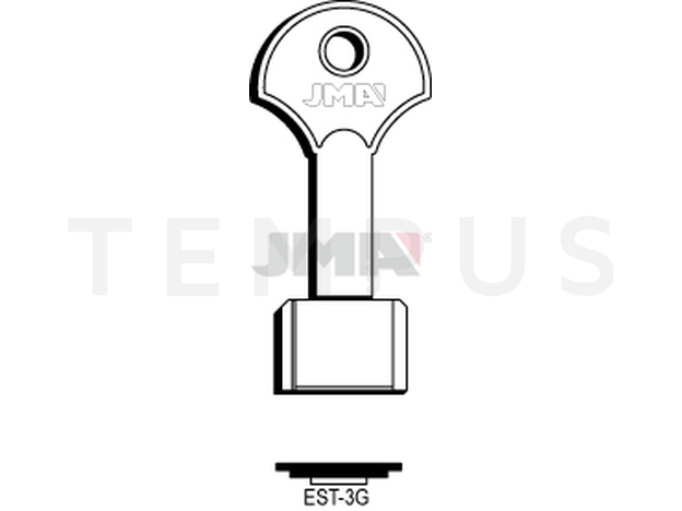 EST-3G Kasa ključ (Silca EPT / Errebi 2ES6) 12926