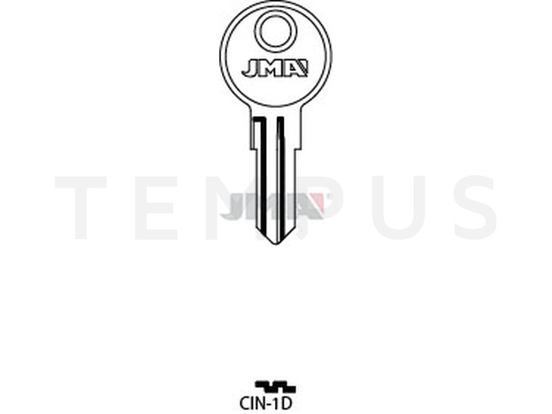 CIN-1D Cilindričan ključ (Silca RC5R / Errebi CN10R)