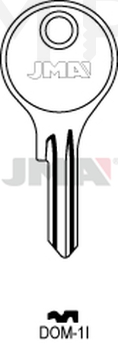 JMA DOM-1I Cilindričan ključ (Silca DM8R / Errebi DM15R)