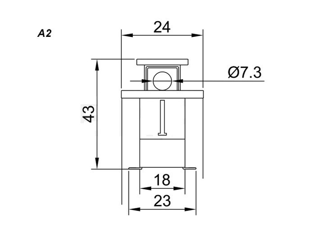 MINI. CIRCUIT BREAKER POW 090220 Lockout blokator 17532