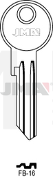 JMA FB-16 Cilindričan ključ (Silca FB18RX / Errebi F27RL)