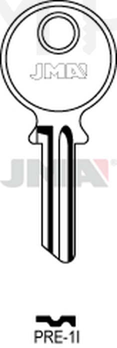 JMA PRE-1I Cilindričan ključ (Silca LAP1 / Errebi LP6)