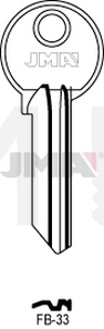 JMA FB-33 Cilindričan ključ (Silca FB35R / Errebi F45R)
