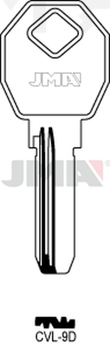 JMA CVL-9D Specijalan ključ (Silca CVL5R / Errebi CV9)